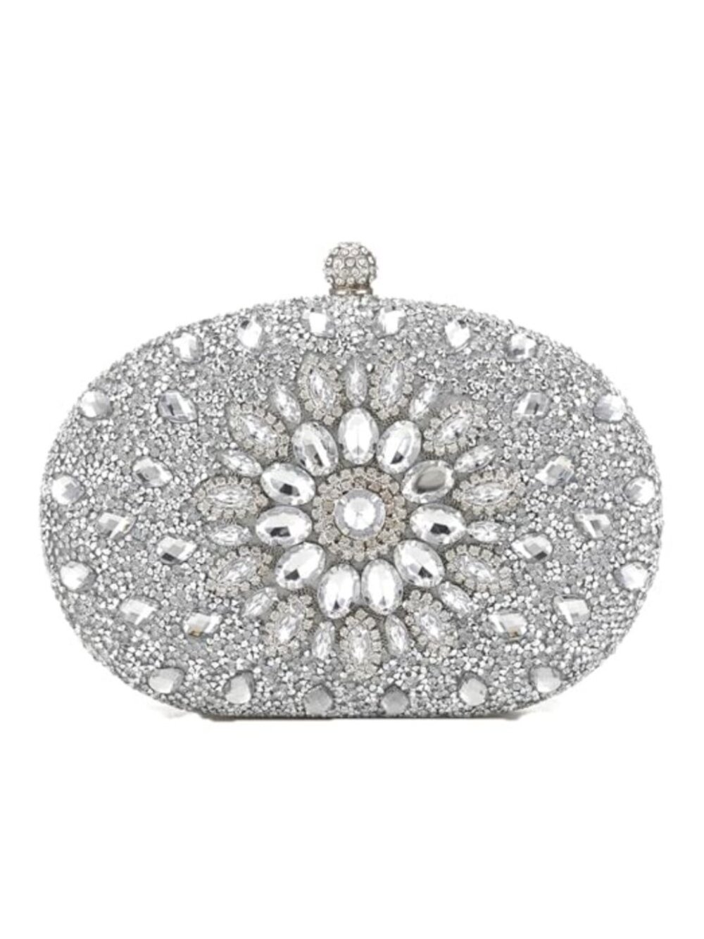 Gixugo Evening Clutch Rhinestone Bag Bling Glitter Purse Formal Party